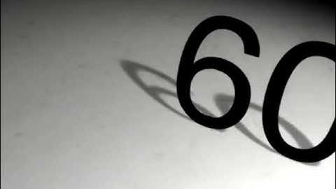 Scary Numbers - 60 Second Countdown Reversed