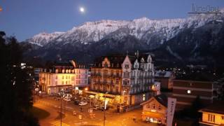 วิวจากระเบียงที่พักของโรงแรม Lindner Grand Hotel Beau Rivage interlaken Switzerland‬