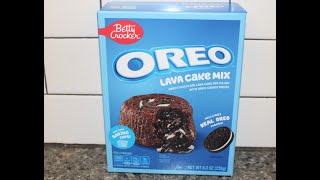 Betty Crocker Oreo Lava Cake Mix Preparation & Review
