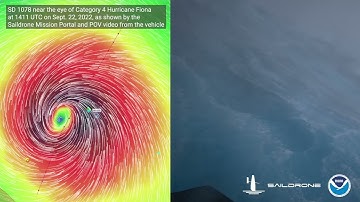 Incredible Footage from INSIDE Hurricane Fiona