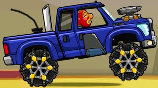 картинка: МАШИНА СУПЕР ДИЗЕЛЬ в Hill Climb Racing 2 #13 Кубки и События на Машинки Кида