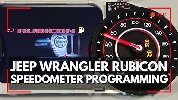 Jeep Wrangler Rubicon 95320 + R7F701422 Seedometer Programming with FORZA 614