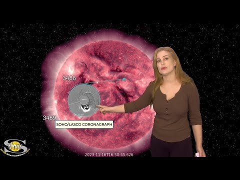 Big Flare Players Enter as a Solar Storm Heads for Earth | Space Weather Spotlight 18 November 2023