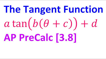 3.8D - The Tangent Function [AP Calculus AB]