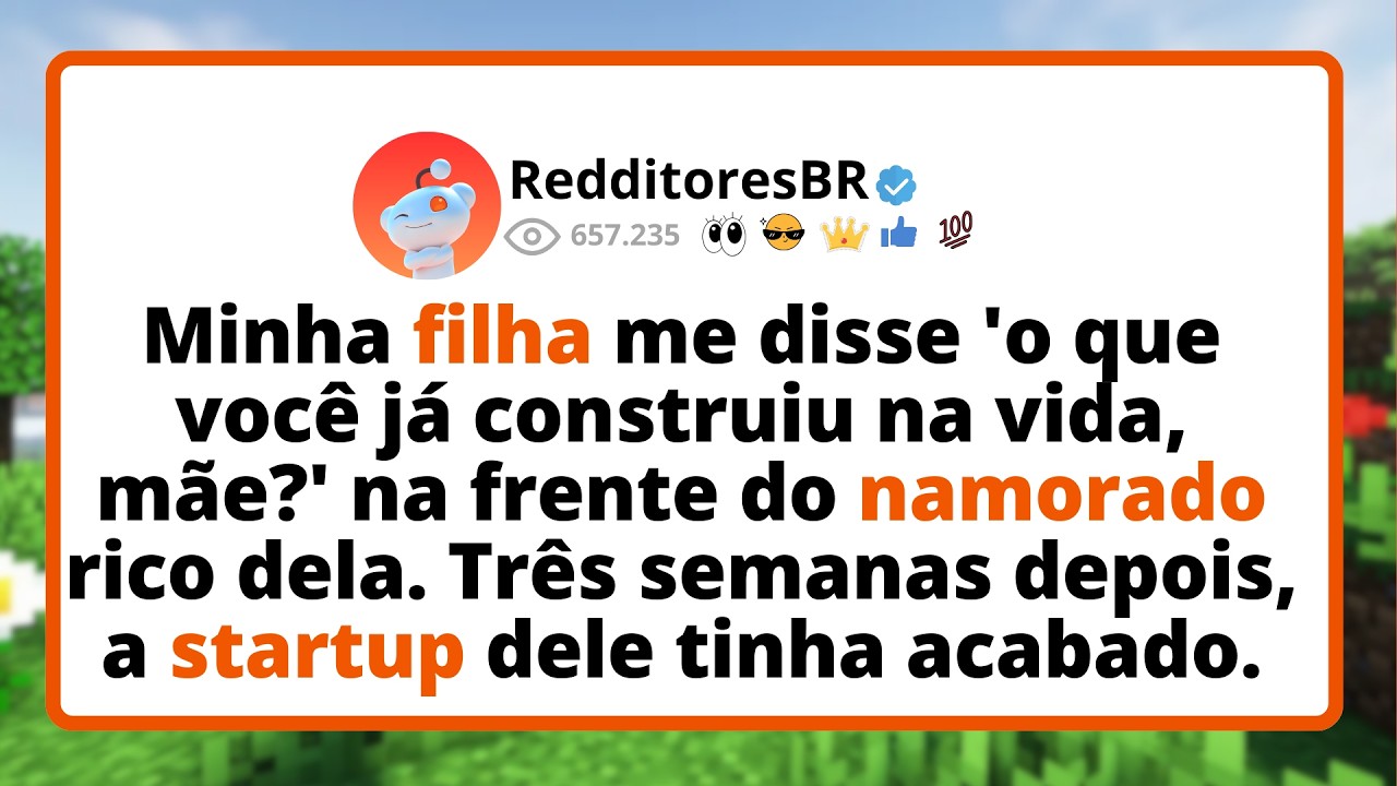 Minha FILHA me disse 'o que você já construiu na VIDA, mãe?' na frente do namorado rico dela...