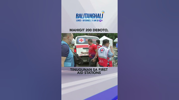 PH Red Cross: Mahigit 200 deboto sa Traslacion ng Poong Jesus Nazareno, ti... #shorts | Balitanghali