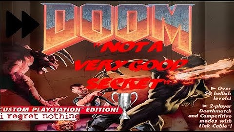 DOOM 1993 | "Not A Very Good Secret" | TrophyGuide | Hidden Exits & Levels | DOOMGUY REGERTS NOTHING
