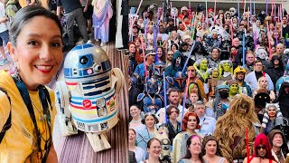 MASSIVE Crowds at DRAGON CON DAY 2! Meeting Legendary Voice Actor BILLY WEST & Huge STAR WARS Photo!