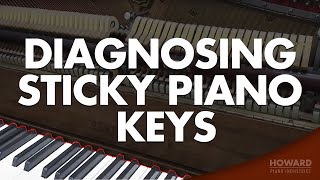 This Piano Has Some Sticky Keys - Diagnosing Sticky Piano Keys I HOWARD PIANO INDUSTRIES by Howard Piano Industries 33,096 views 4 years ago 6 minutes, 14 seconds