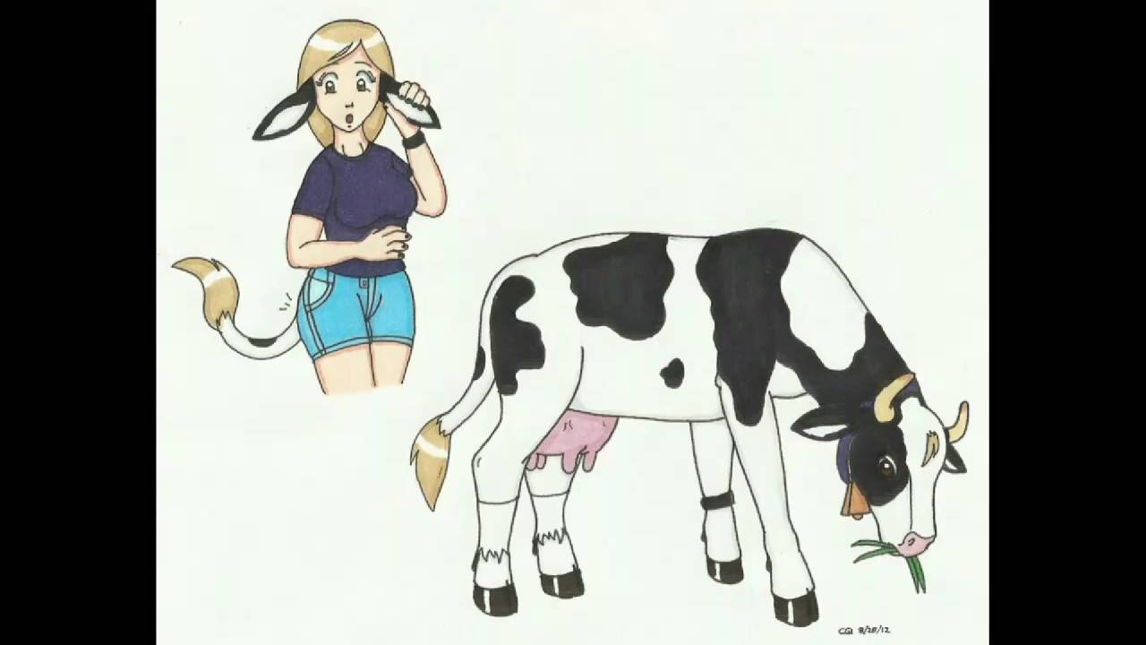 Transformation Girl Into Part Cow