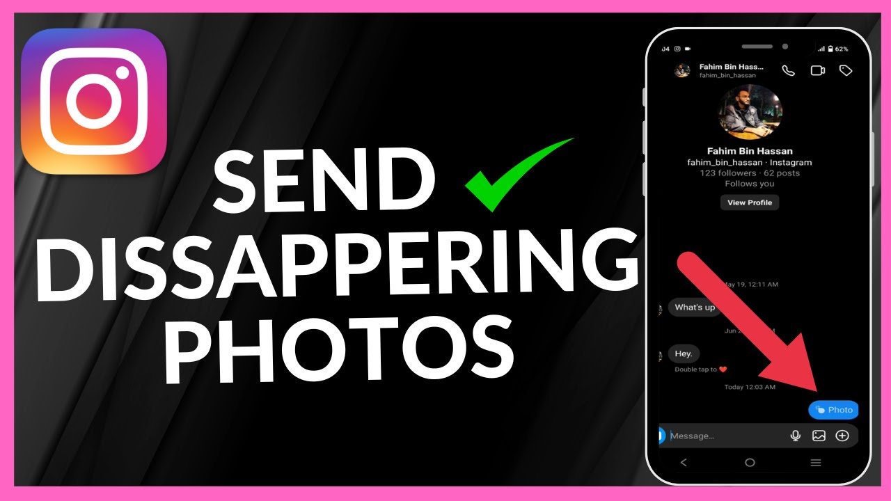 how-to-send-disappearing-photos-on-instagram-2023-youtube
