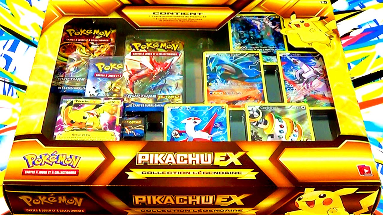 Pokemon Coffret Pikachu Ex collection légendaire Neuf Scellé