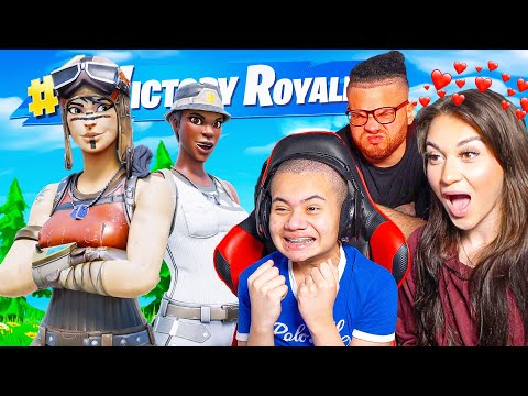 KAYLEN TRIED TO RIZZ UP MY GIRLFRIEND WITH HIS FORTNITE SKILLS (IT WORKED)