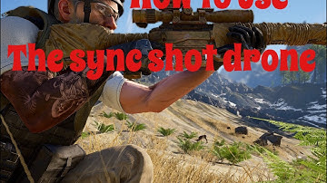 How to use the sync shot drone