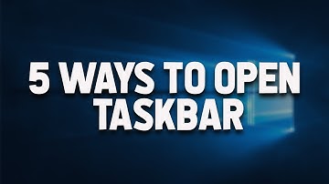 5 Ways to Open Task Manager in Windows / Laptop / PC