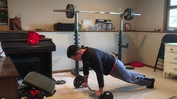 Extreme Burpee: Push-Up, Deadlift, Curl to Press