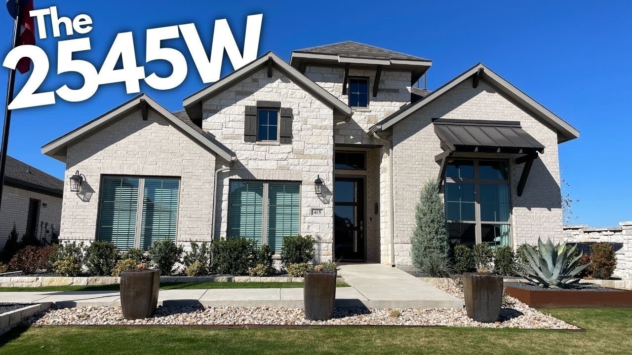 Inside the 2545W Plan by Perry Homes in Kyle, TX 6 Creeks YouTube