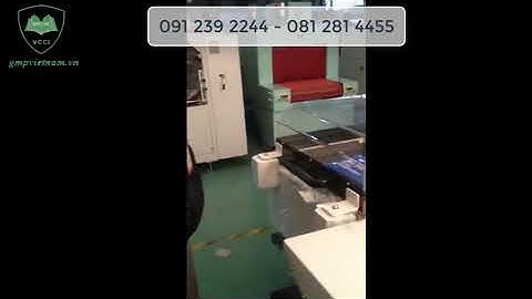 Máy co màng bán tự động - Máy co màng lốc chai, máy rút màng co giá rẻ