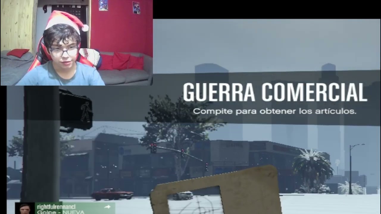 haciendo destrozos con el dizfraz de yeti en gta5 online