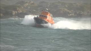 The Arranmore lifeboat in rough sea's    13/1/2017