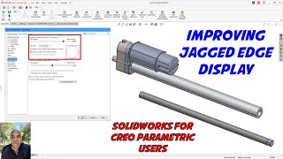 Jak naprawić wyświetlanie obrazu z postrzępionymi krawędziami w SolidWorks – Opcje SolidWorks screenshot 2