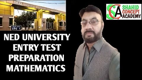 KARACHI UNIVERSITY ENTRY TEST XI MATHEMATICS CHECKING PREPARATION VIDEO SIR SHAHID