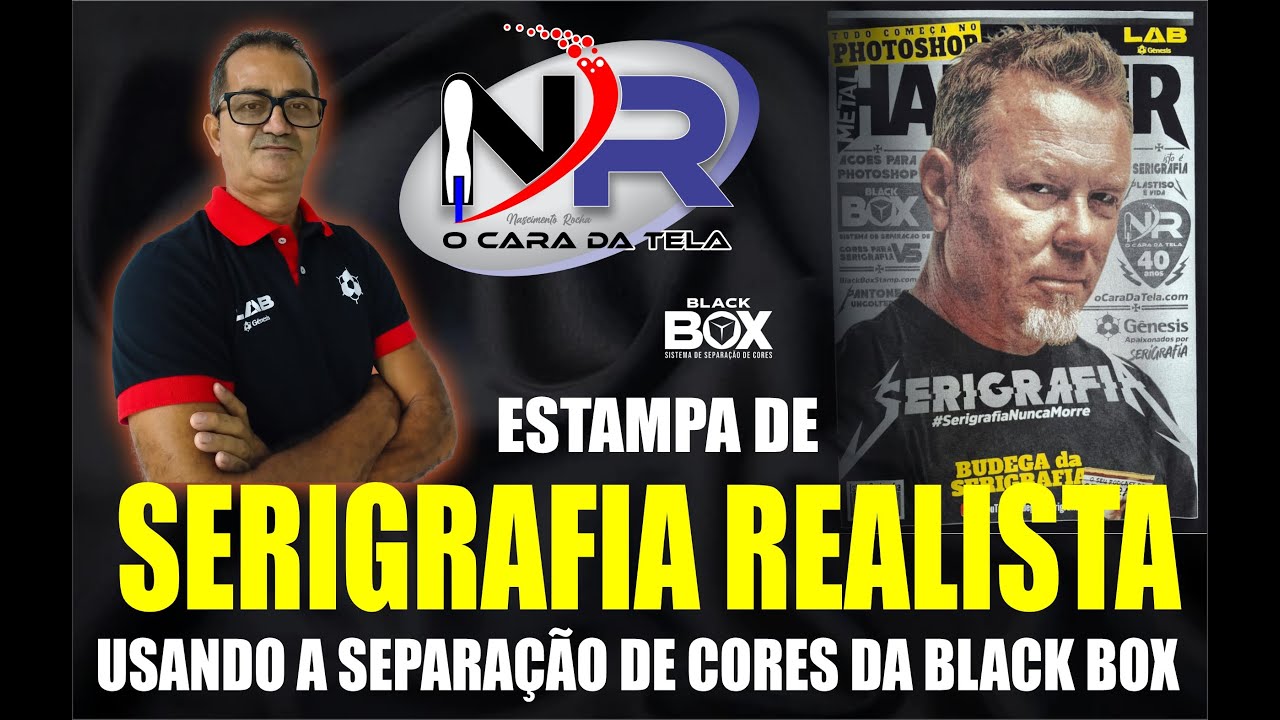 REALISMO NA SERIGRAFIA USANDO TINTAS PLASTISOL