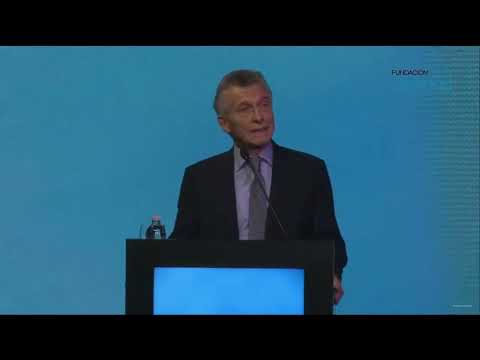 Mauricio Macri en la Cena de la Fundación Libertad