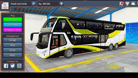 Bus Oleng Telolet - Bus Real Simulator Basuri : Android Gameplay - New Bus Games