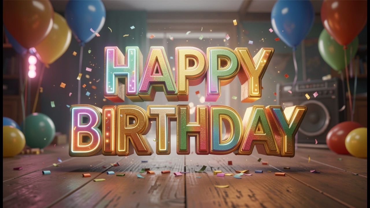 Blow Out the Candle and Make a Wish 4K🎂🎁🎉Song for your celebration.#HappyBirthday #hbdroomchannel