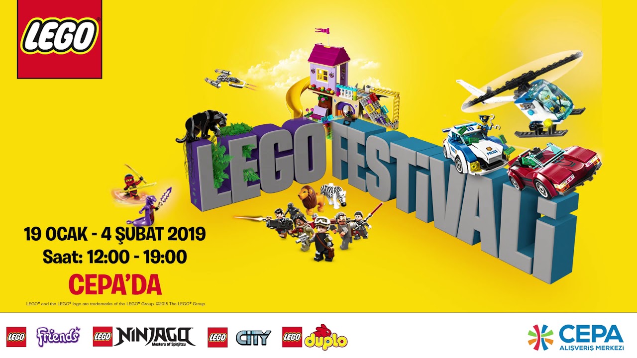 Lego Festivali Sömestir Tatili Boyunca Cepa'da! - YouTube