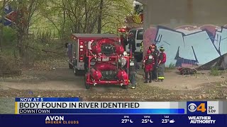Body found in river identified