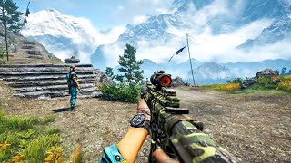 Far Cry 4 Flawless Stealth & Combat The Sleeping Saints Mission No Damage, No Hud