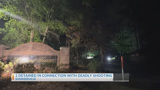 1 dead, 2 detained after Summerville shooting, police say