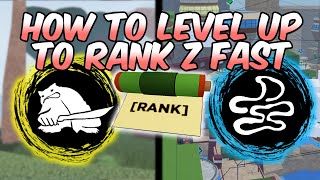 HOW TO LVL UP TO RANK Z FAST + Private Server Codes | Shinobi Life 2
