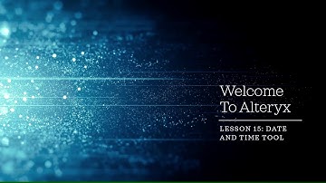Date Time Tool in alteryx workflow