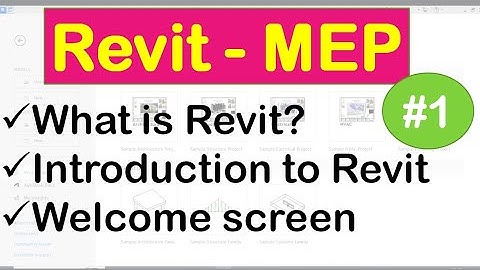 Revit MEP for Beginners - Getting Started with Revit MEP