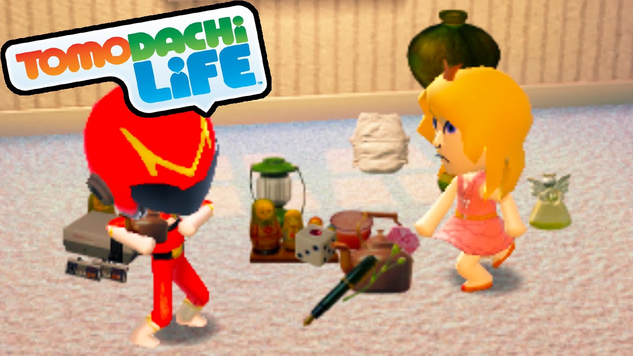 Tomodachi Life 3DS Princess Peach VS Samus, Robo-Hero Suit