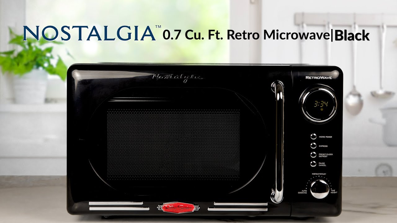 Retro 0.7 Cubic Foot 700-Watt Countertop Microwave Oven - Orange —  Nostalgia Products