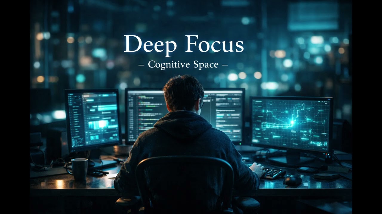Deep Focus – Cognitive Space – Episode 01 | Neural Stillness Ambient Music for Studying, Coding
