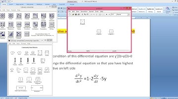 47-Solving a differential equation using SIMULINK