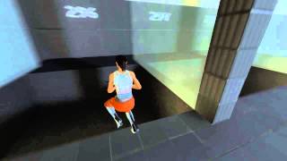 Portal 2: Bhop Long Jump - 296 Units
Former Record for the longest jump in Portal 2 using three jumps (circle jump and two hops).
Map link - http://steamcommunity.com/sharedfiles/filedetails/?id=117397564 Portal 2: Bhop Long Jump - 296 Units