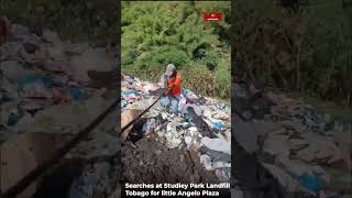 Searches earlier at Studley Park Landfill, Tobago for missing toddler Angelo Tobias Plaza