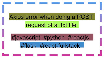 Axios error when doing a POST request of a .txt file