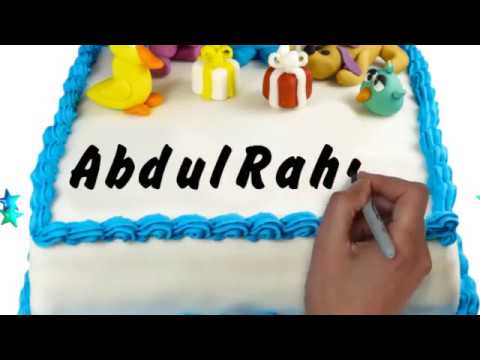 Happy Birthday AbdulRahim | Whatsapp Status AbdulRahim
