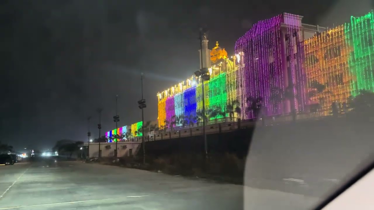 Swarnagiri Temple | Peaceful Road Journey & Golden Lights