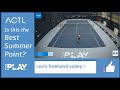 Leos forehand volley  is this actl best summer point tennis at pure play dubai 