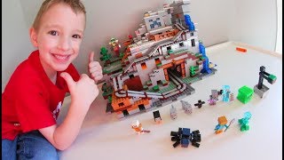 BEST LEGO EVER!  Minecraft Mountain Cave!