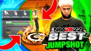 THE BEST JUMPSHOT ON NBA 2K22 100 GREEN WINDOW FASTEST JUMPER