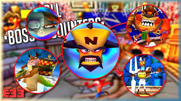 Crash Bandicoot: Warped [PS1] - All Boss Encounters + Cutscenes & Ending